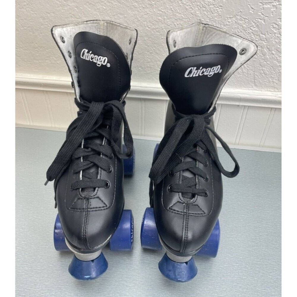 Chicago Rink Roller Skates Mens Size 7 Black Lace Up High